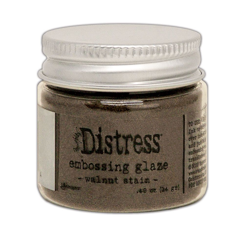 Distress Embossing Glaze - Walnut Stain