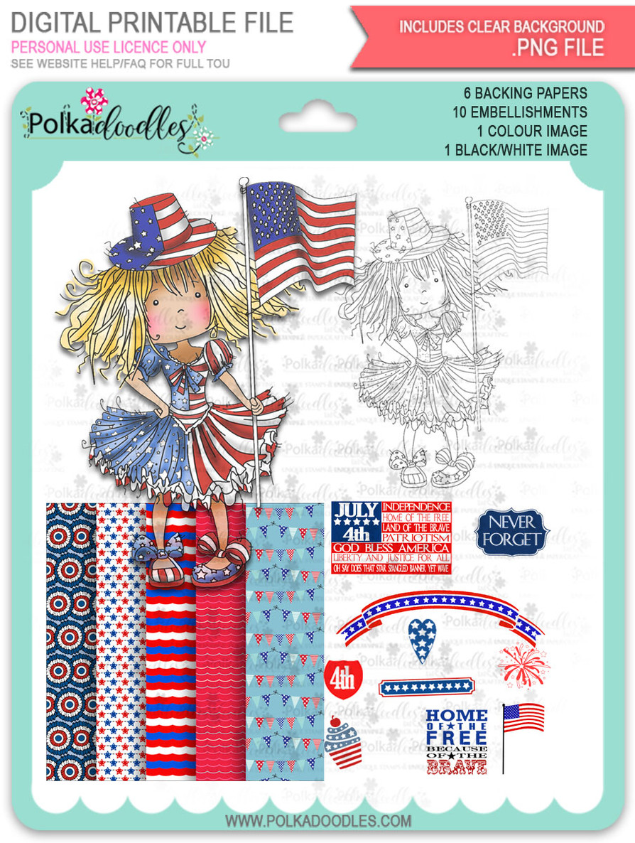 USA 4th July Celebration - Free digital download bundle
