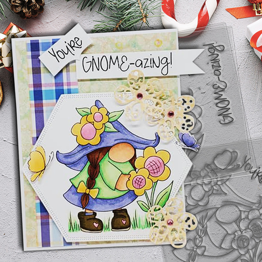 You're Gnome-azing - 5 Clear Stamps