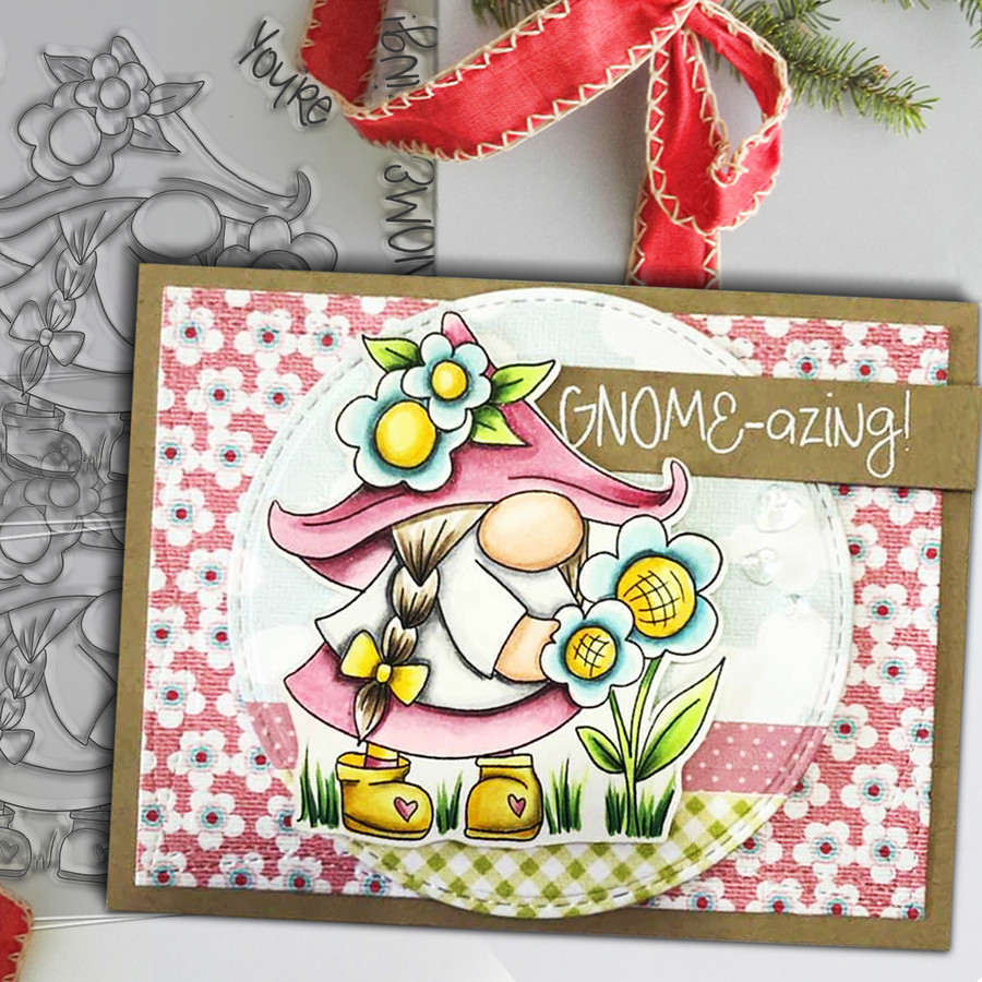 You're Gnome-azing - 5 Clear Stamps