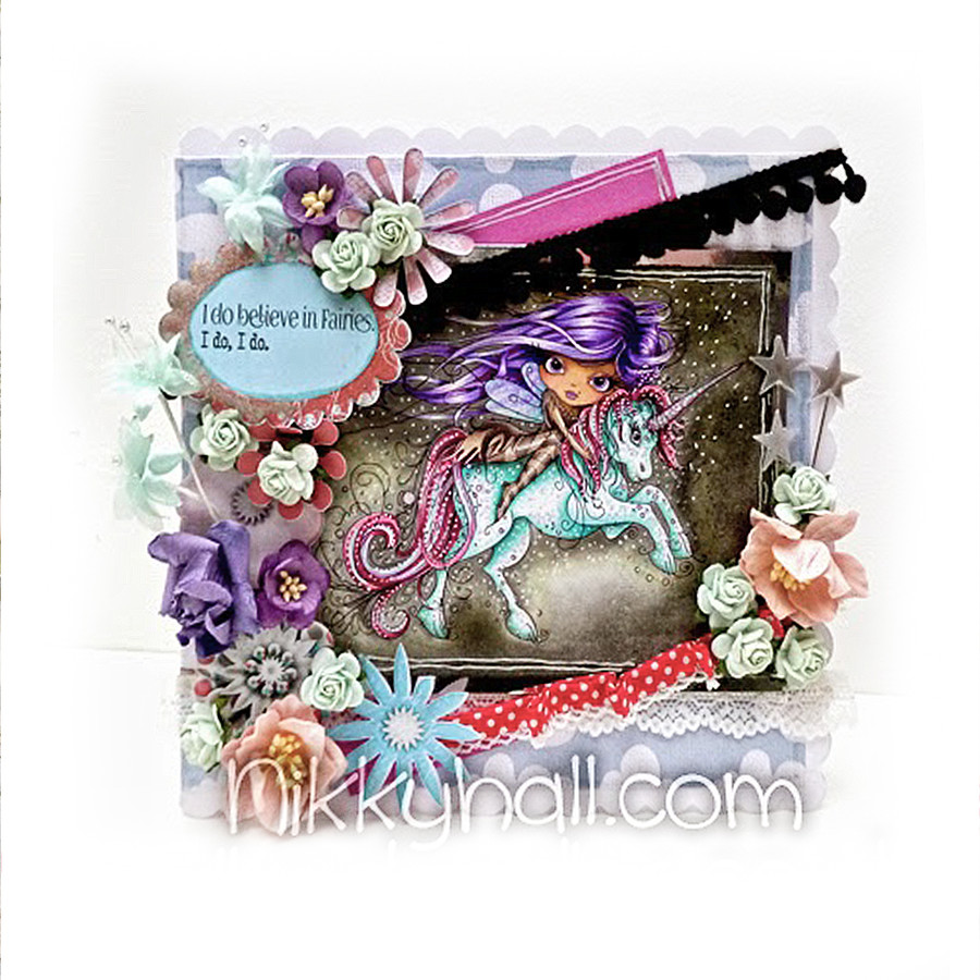 Octavia Moonfly Unicorn - Digital Stamp Craft Download