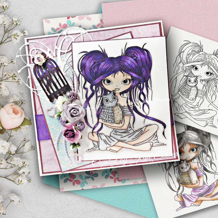 Octavia Best Friends digital stamp download