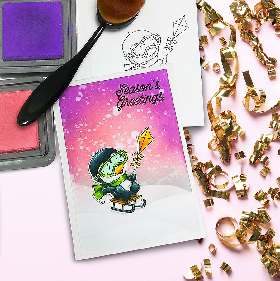 Waddy and Wanda Penguin - Bundle of digi stamps/with SVG/DXF Cutting Files
