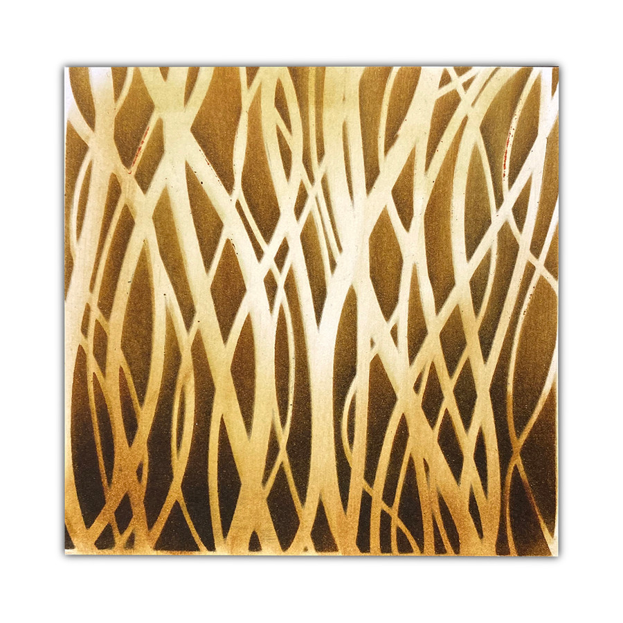 Land and Sea stencil - 6x6"