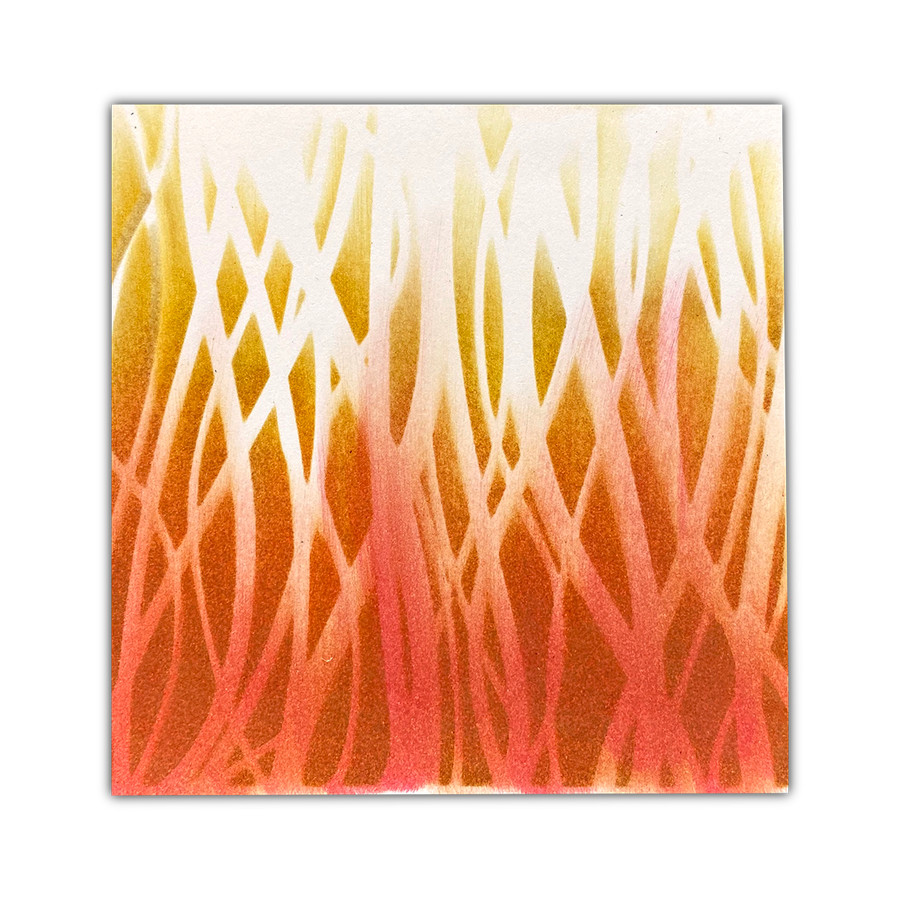 Land and Sea stencil - 6x6"