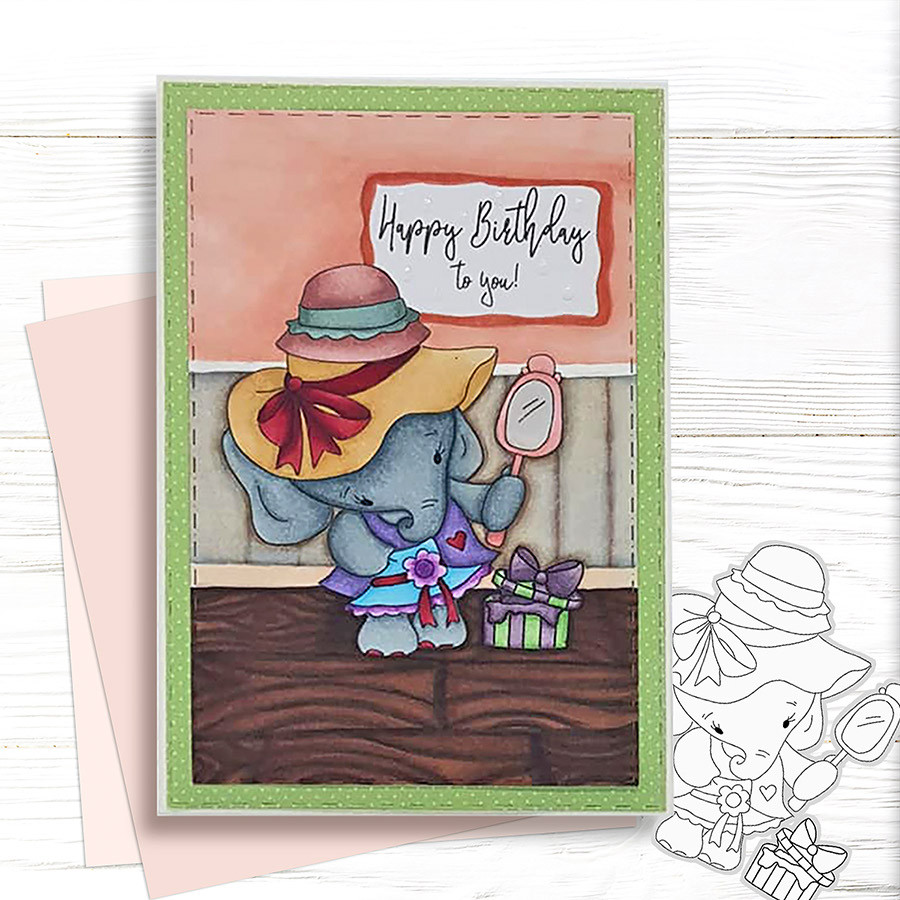 Too Cute Agnes & Bella PRECOLOURED digi stamp & SVG/DXF Cutting File bundle