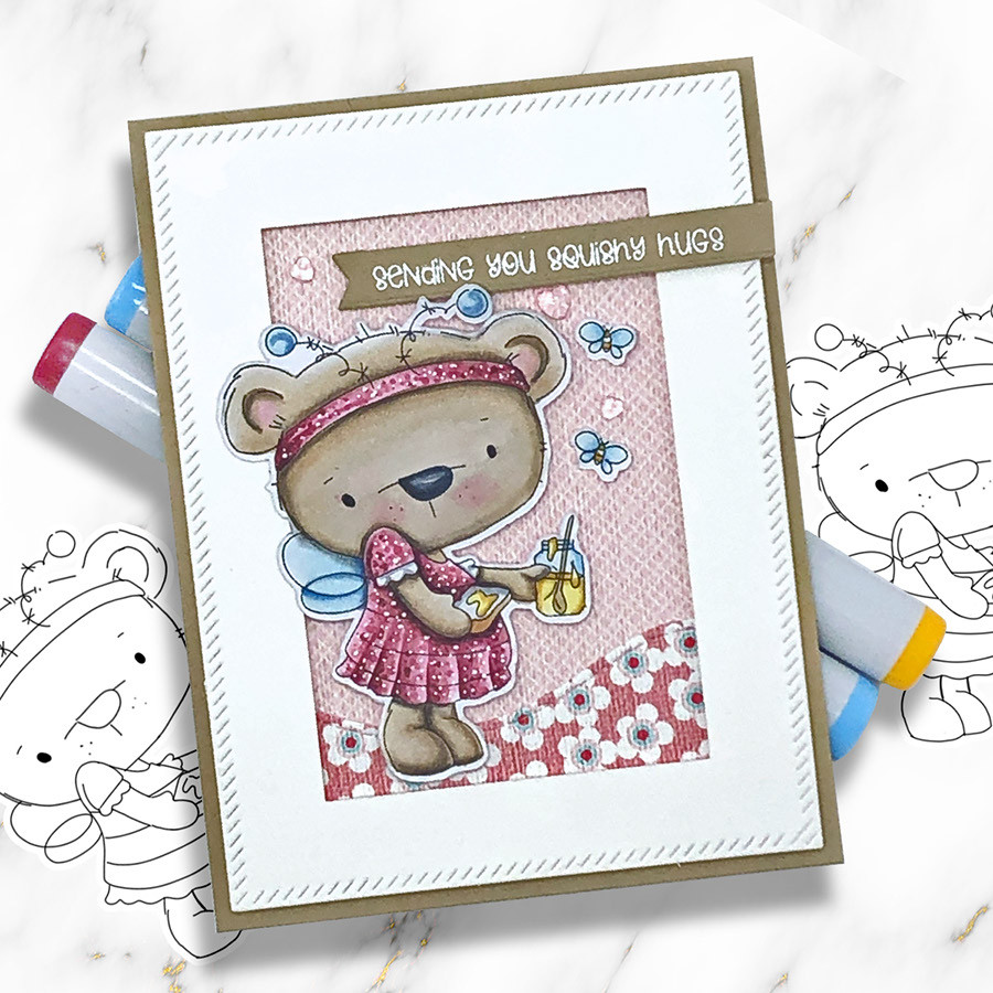Too Cute Agnes & Bella PRECOLOURED digi stamp & SVG/DXF Cutting File bundle