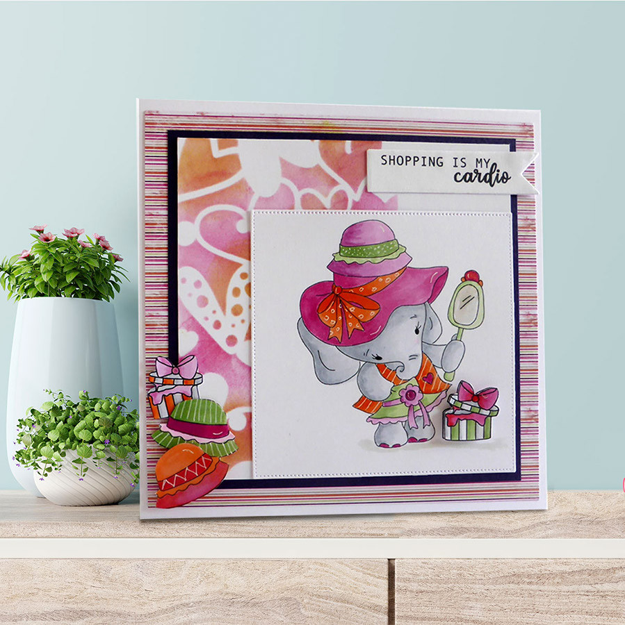 Too Cute Agnes & Bella PRECOLOURED digi stamp & SVG/DXF Cutting File bundle