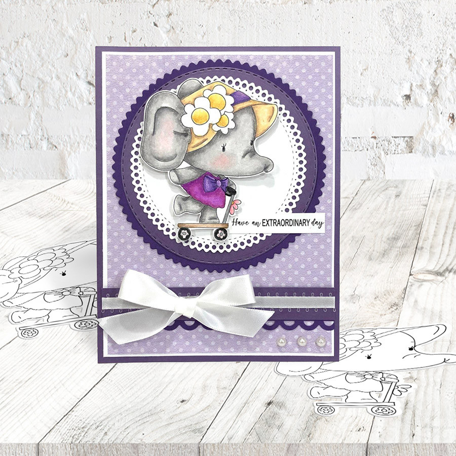 Too Cute Agnes & Bella PRECOLOURED digi stamp & SVG/DXF Cutting File bundle