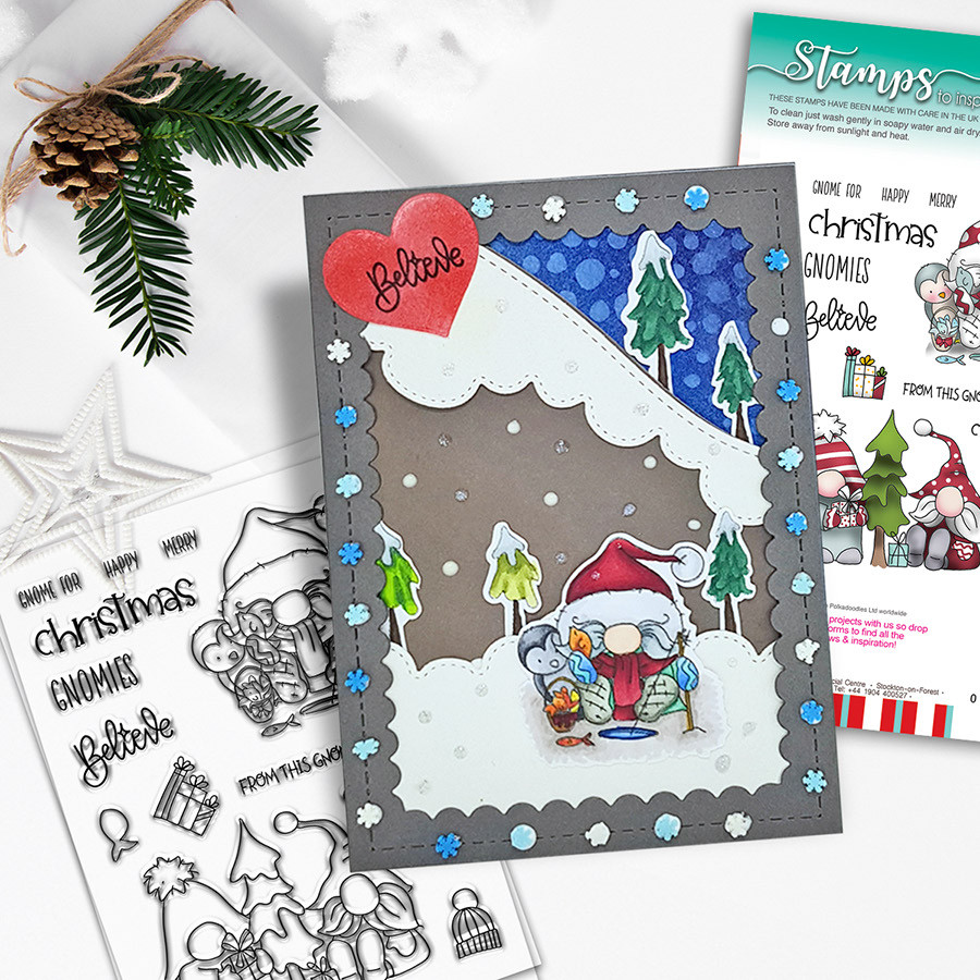 Christmas Fishes stamp set (PD8097A)