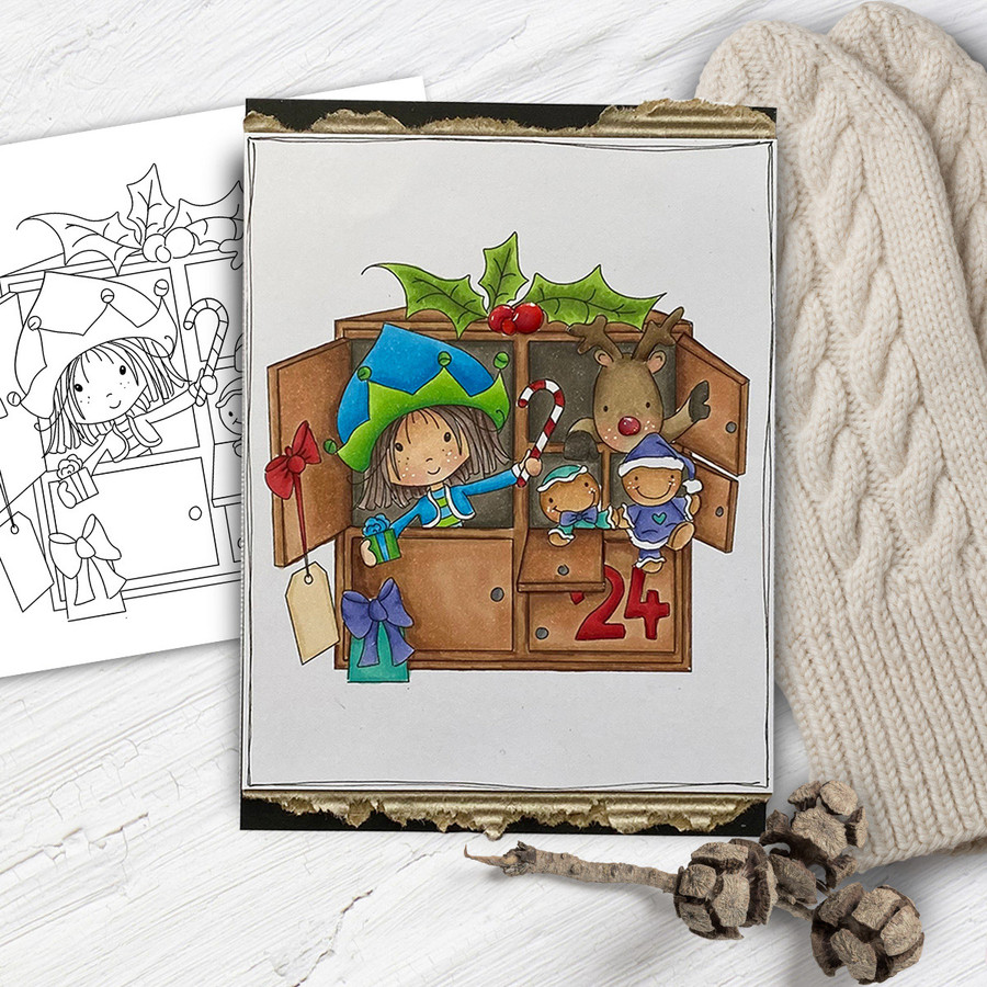 Advent Calendar - Winnie North Pole download including SVG file