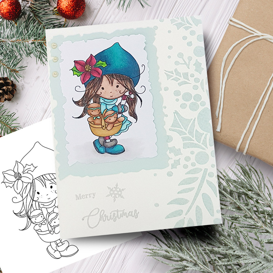 Gingerbread Basket - Winnie North Pole download including SVG file