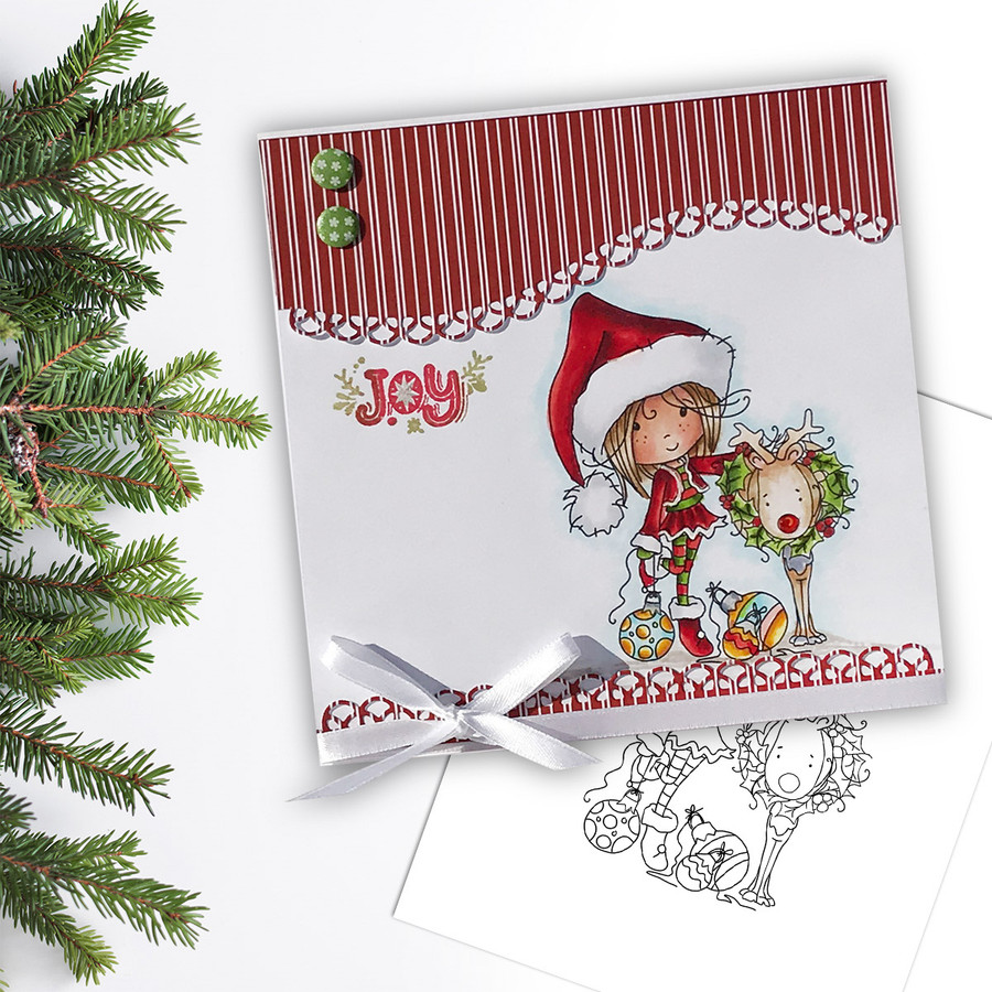 Winnie North Pole - Precoloured Bundle - digital stamp downloads including SVG file