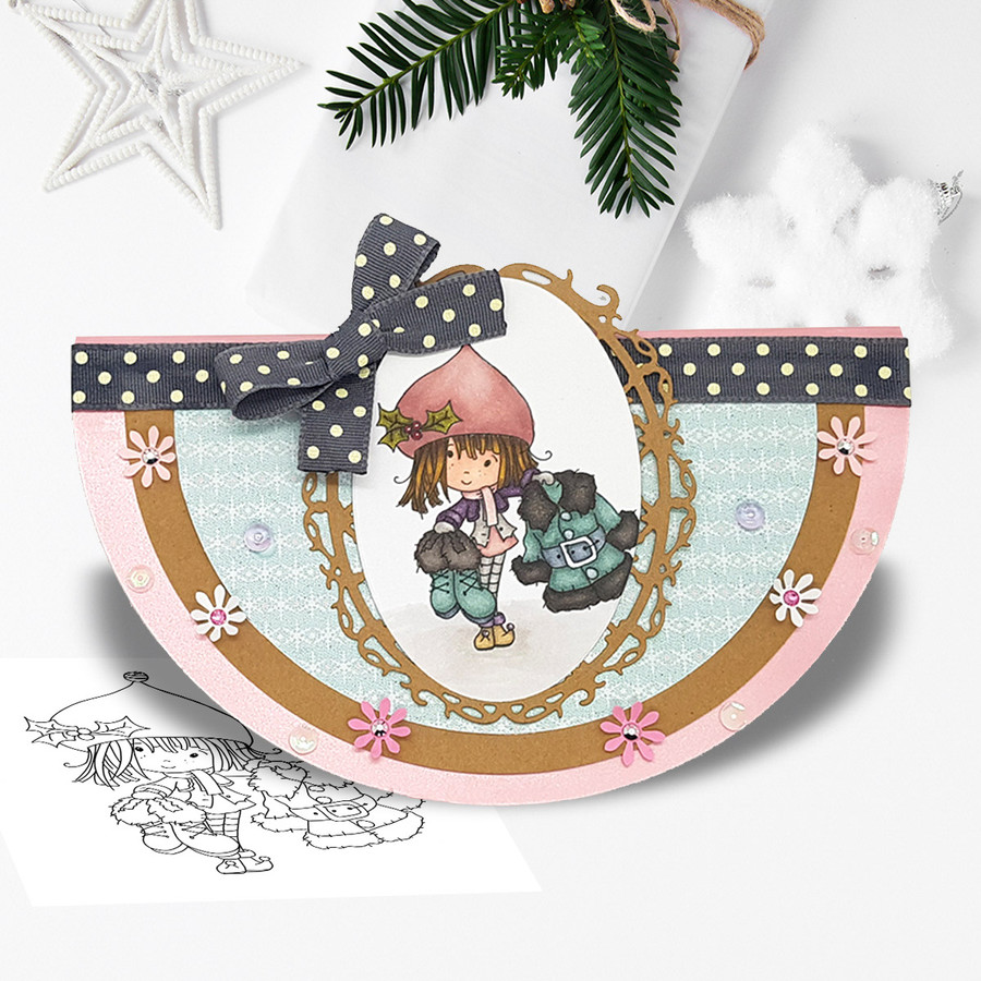 Winnie North Pole - Bundle of digital stamp downloads including SVG file
