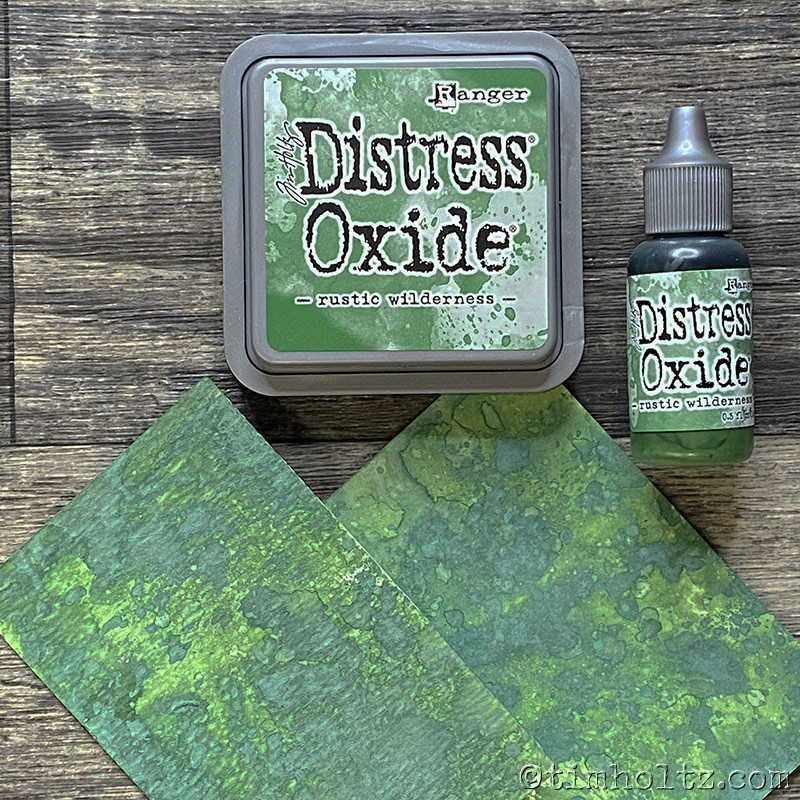 Rustic Wilderness Distress Oxide Ink Pads are a water-reactive dye & pigment ink fusion that creates an oxidized effect when sprayed with water.
Use with stamps, stencils, and direct to surface.
Blend using Ink Blending Tools and Foam.
Re-ink using Distress Oxide Reinkers.
Ink pad measuring 3 x 3"