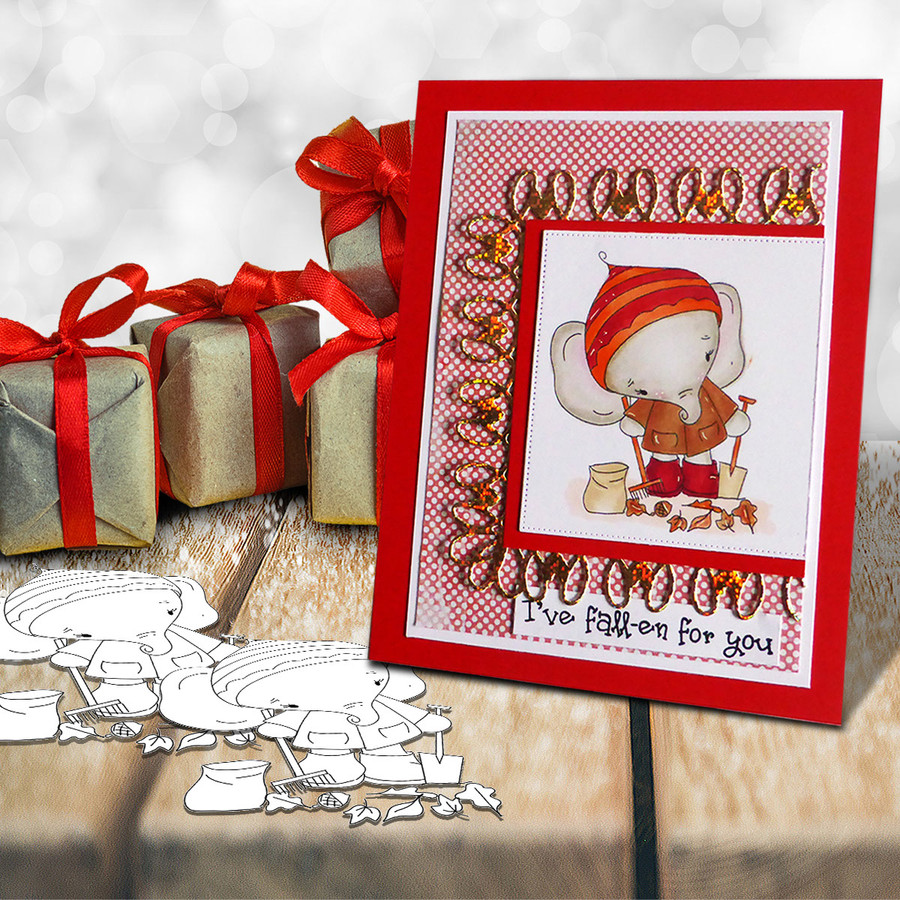 Too Cute Winter Wonders Bears & Elephants Bundle - Christmas Holiday Too Cute digital stamp downloads including SVG files
