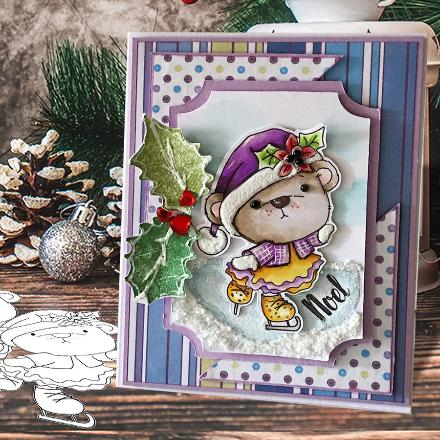 Too Cute Winter Wonders Bears & Elephants Big Kahuna Bundle - Christmas Holiday Too Cute digital stamp downloads including SVG files