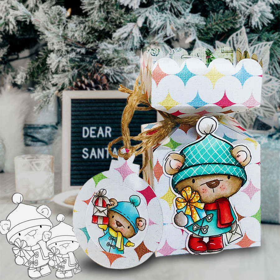 Too Cute Winter Wonders Bears & Elephants Big Kahuna Bundle - Christmas Holiday Too Cute digital stamp downloads including SVG files