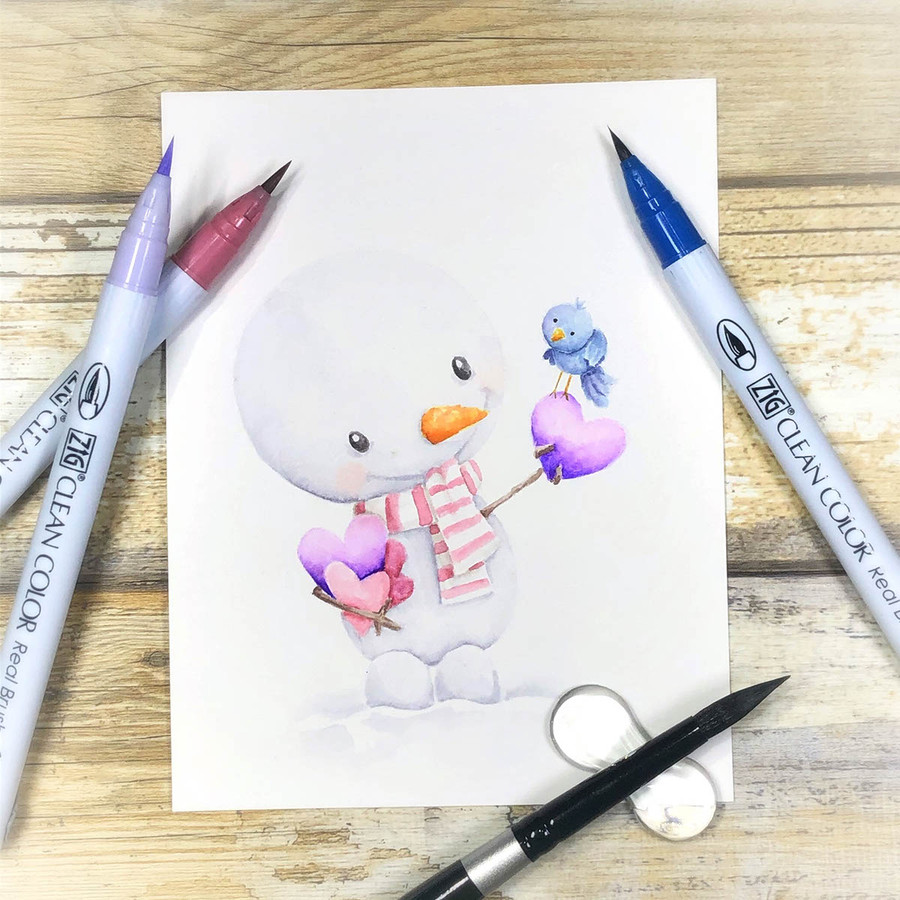 Hello Frosty Snowman Too Cute digital stamp download including SVG file