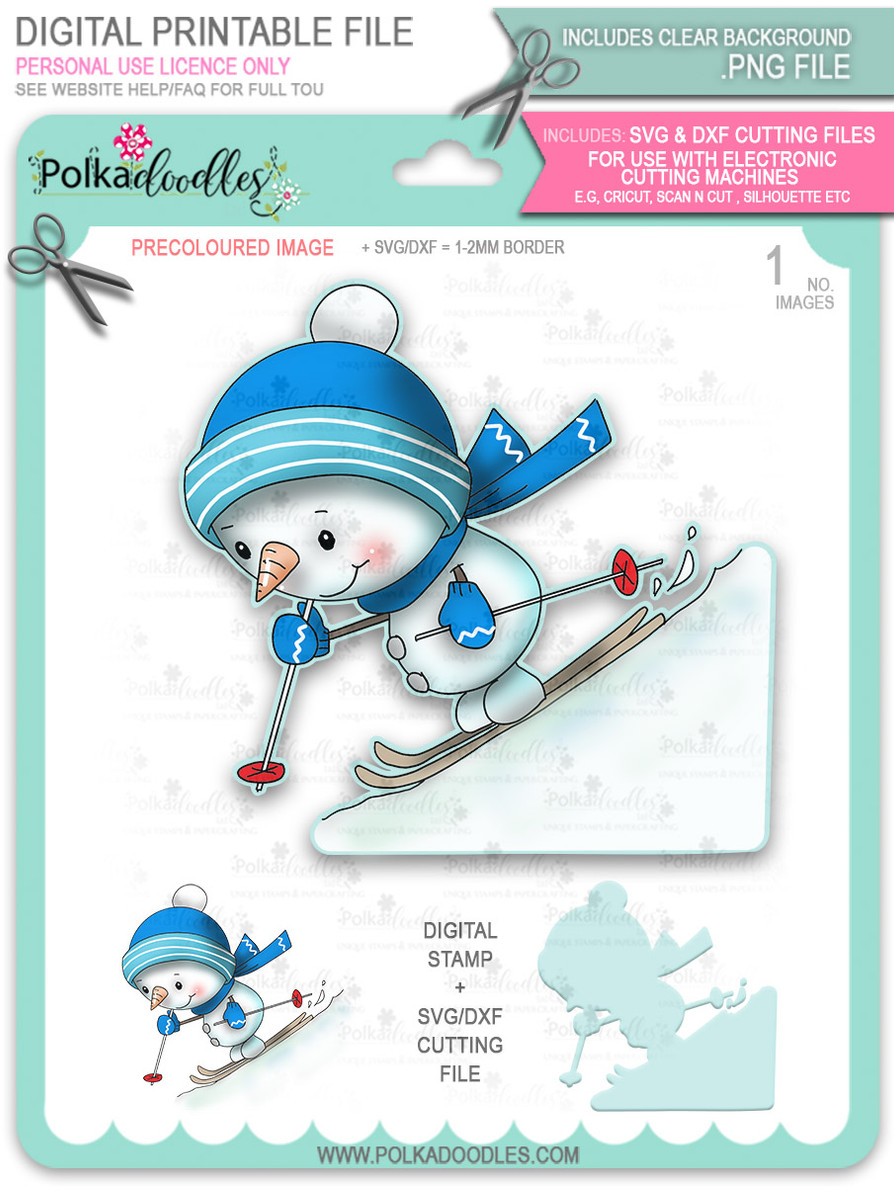 Frosty Winter Smiles Snowmen BIG KAHUNA BUNDLE - TOO Cute digital stamp download including SVG files