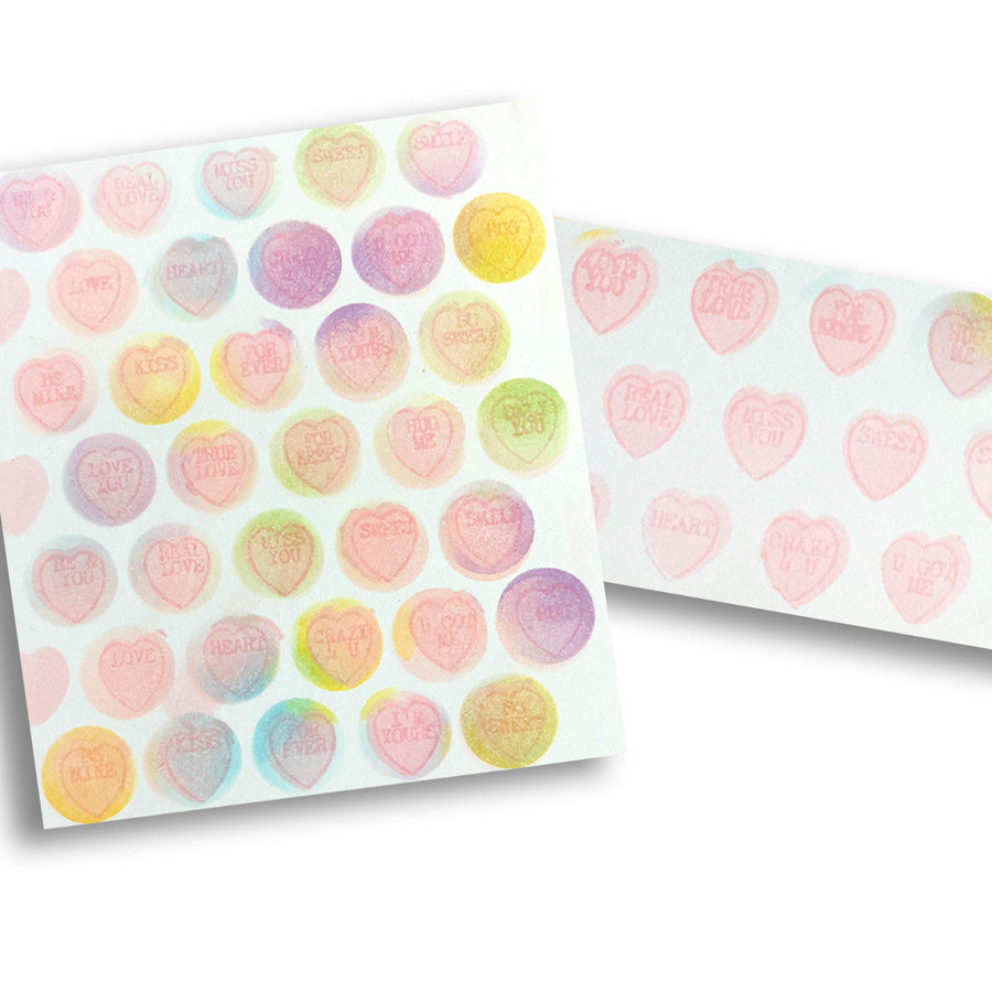 Hearts & Circles - 3 Layering Stencils Pack