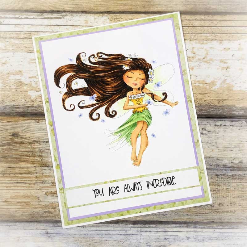 SERENITY Butterfly Breeze - CLEAR POLYMER STAMP (PD7849)