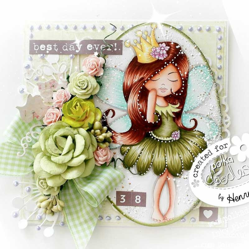 SERENITY Fairy Princess - CLEAR POLYMER STAMP (PD7852)
