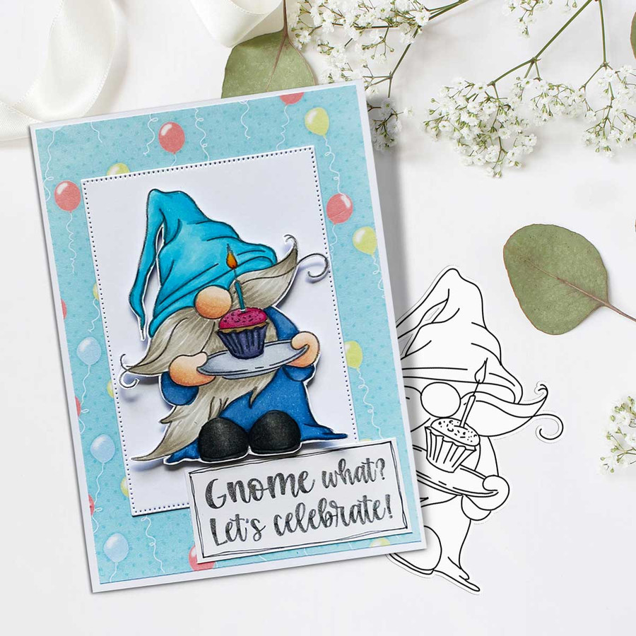 Gnome-tastic collection -  10 digital stamp printable download with free SVG /DXF file included