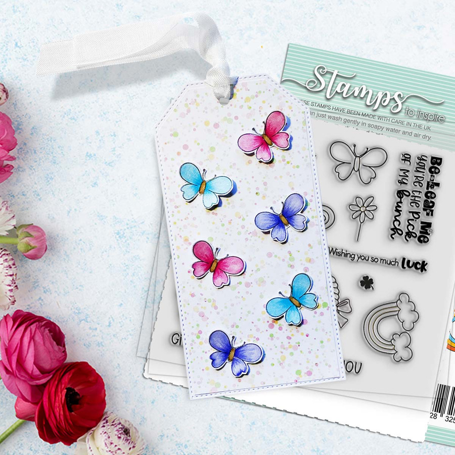 Grow on You Clear Stamp set for card making, crafting, scrapbooking.