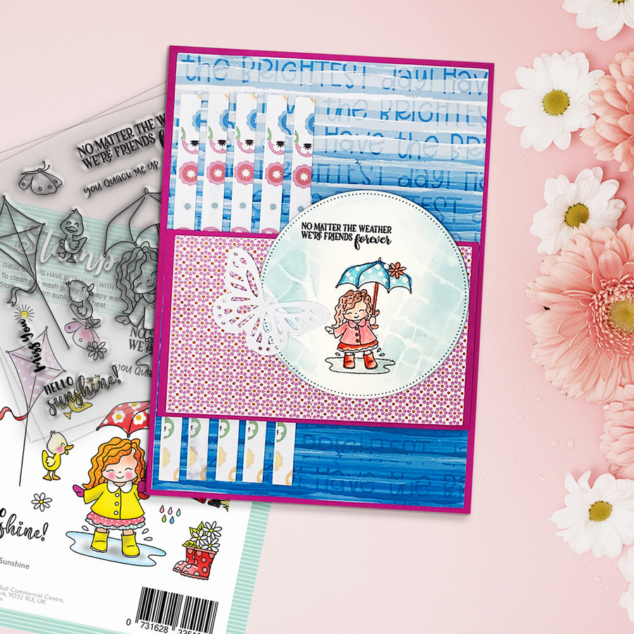 Grow on You Clear Stamp set for card making, crafting, scrapbooking.