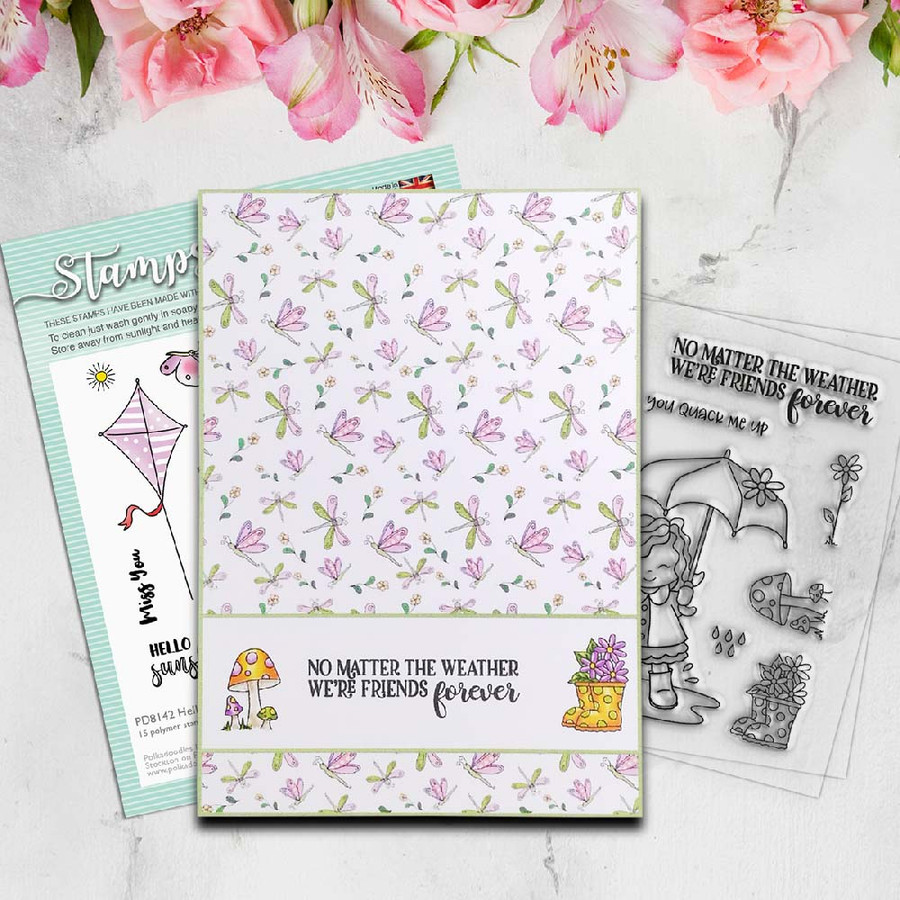Hello Sunshine 4 x 4" Clear Stamp set