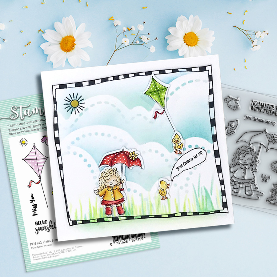 Hello Sunshine 4 x 4" Clear Stamp set