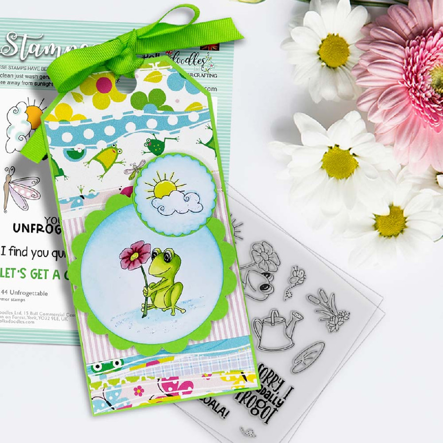 Unfrogettable 4 x 4" Clear Stamp Set