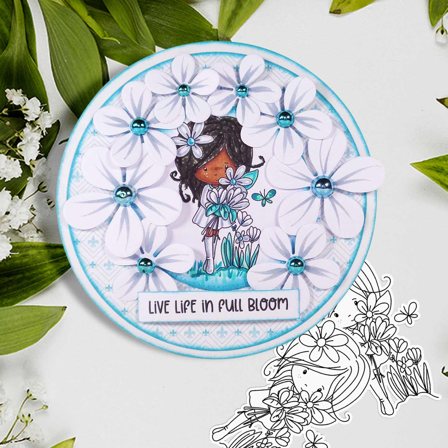 Summer Dreams Winnie (precolored light skintones)- printable downloads with free SVG /DXF files