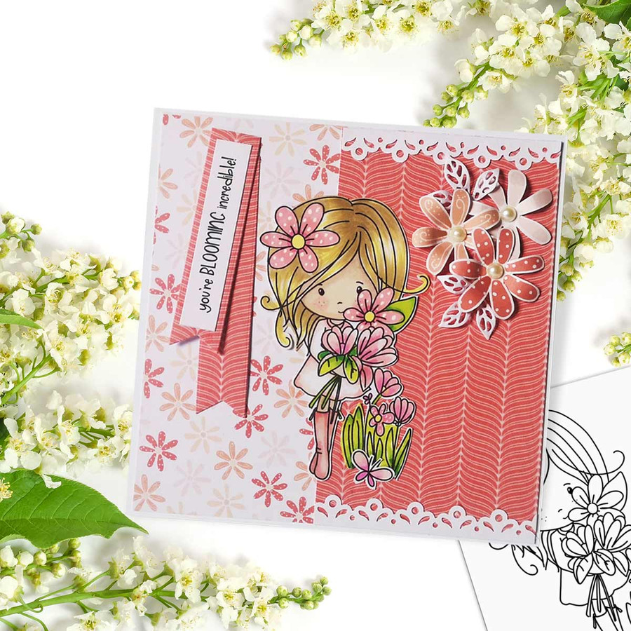 Summer Dreams Winnie (precolored deep skintones)- printable downloads with free SVG /DXF files