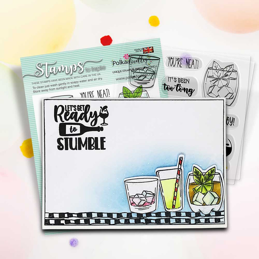 Ready to Stumble - card idea for Men's themed 4 x 4" Stamp set