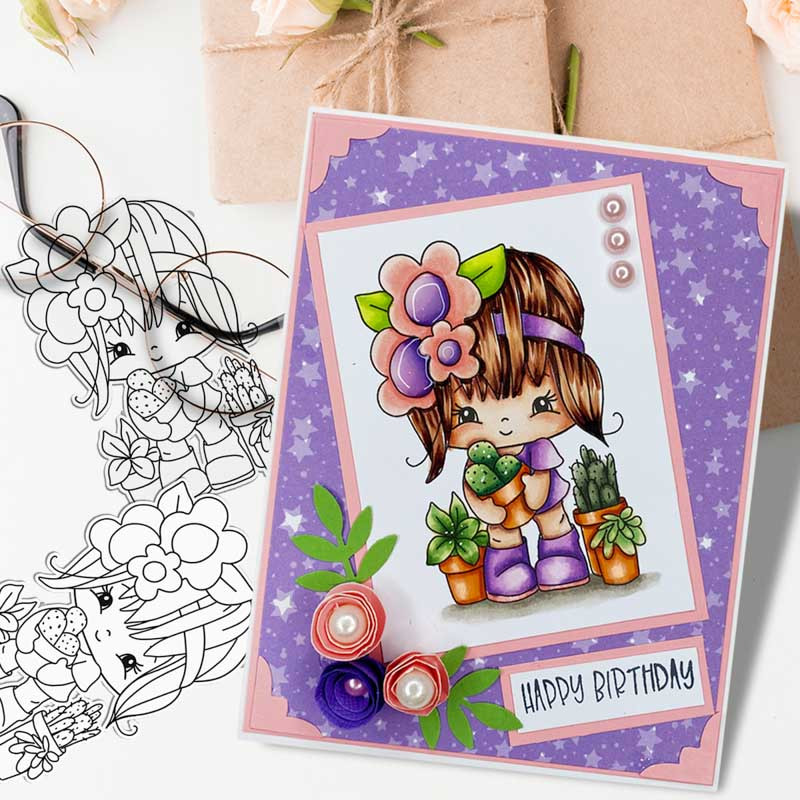 Just Lovely - Honeypie digital stamps - printable digital stamp craft download bundle