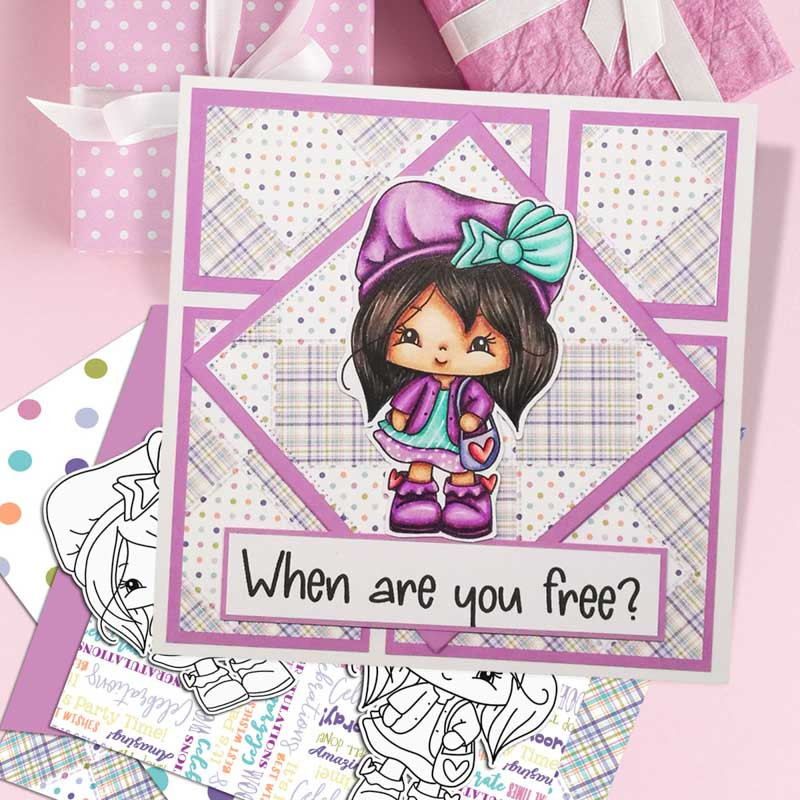 Just Lovely - Honeypie digital stamps - printable digital stamp craft download bundle
