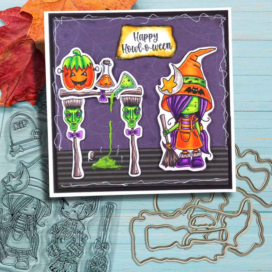 Happy Howl-o-ween Matchables die set