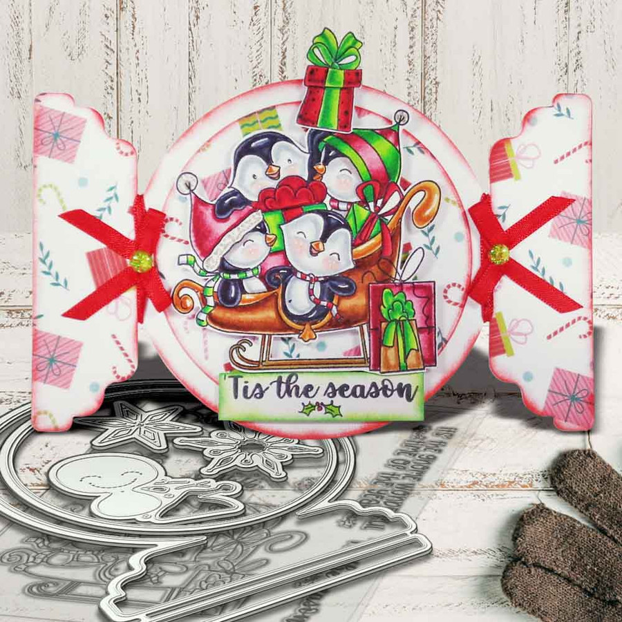 Gnome Tis the Season Matchables 4 x 6" Stamp set