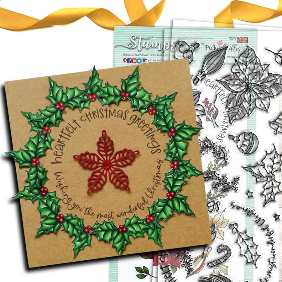 Wonderful Christmas stamp 4 X 8"