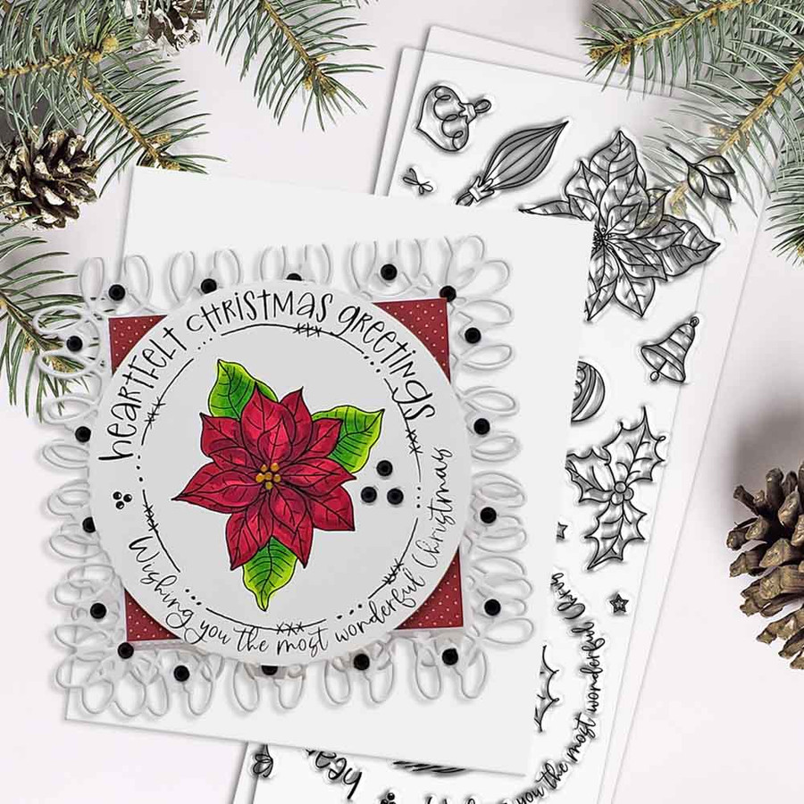Wonderful Christmas stamp 4 X 8"