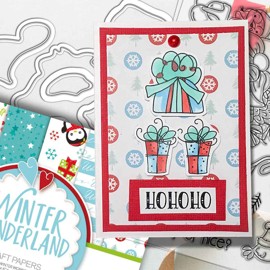 Gnome Naughty or Nice Matchables Stamp se