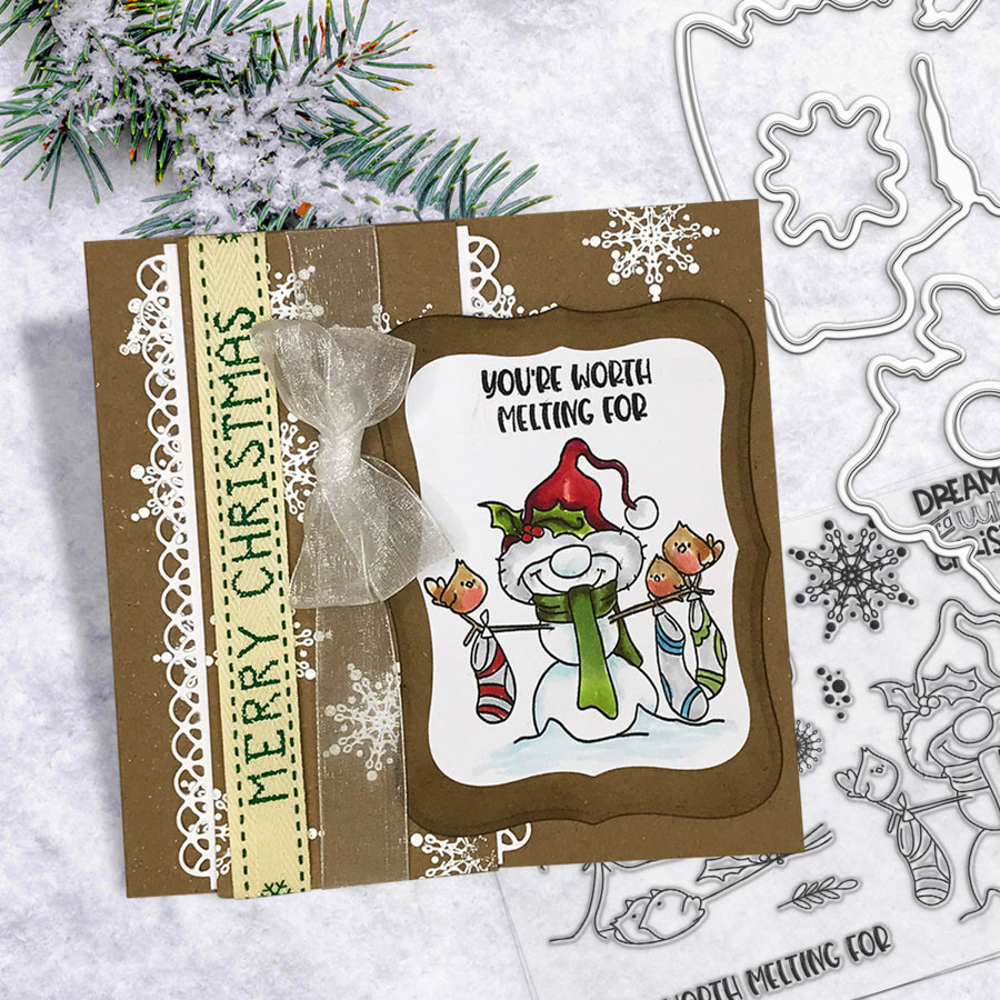 Gnome Worth Melting For Matchables Stamp set