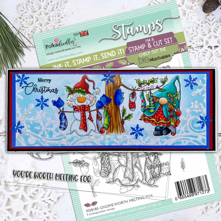Gnome Worth Melting For Matchables Stamp set