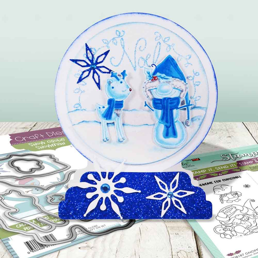Gnome Meet Me Under the Mistletoe Matchables 4 x 6" Stamp set