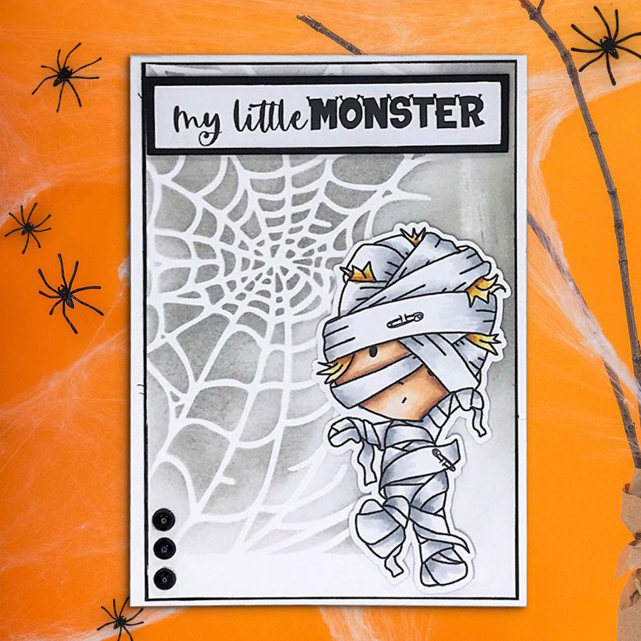 Boo Halloween precolored light skintones big bundle - 10 x printable digital stamp download with free SVG /DXF files