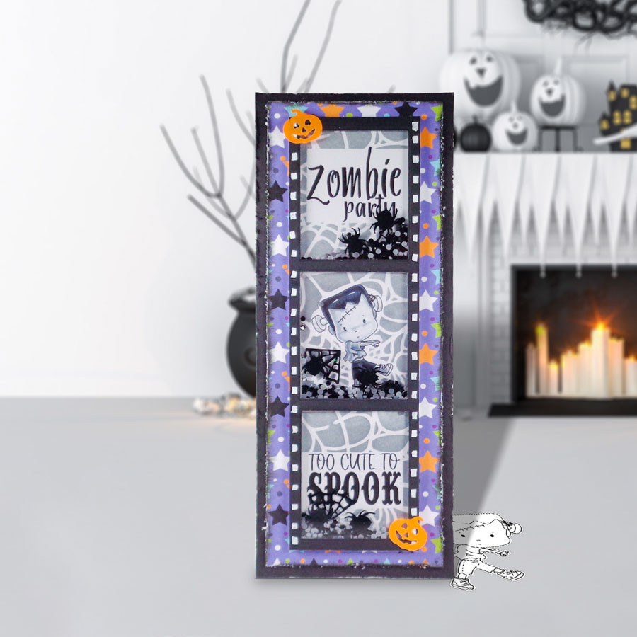 Boo Halloween precolored light skintones big bundle - 10 x printable digital stamp download with free SVG /DXF files
