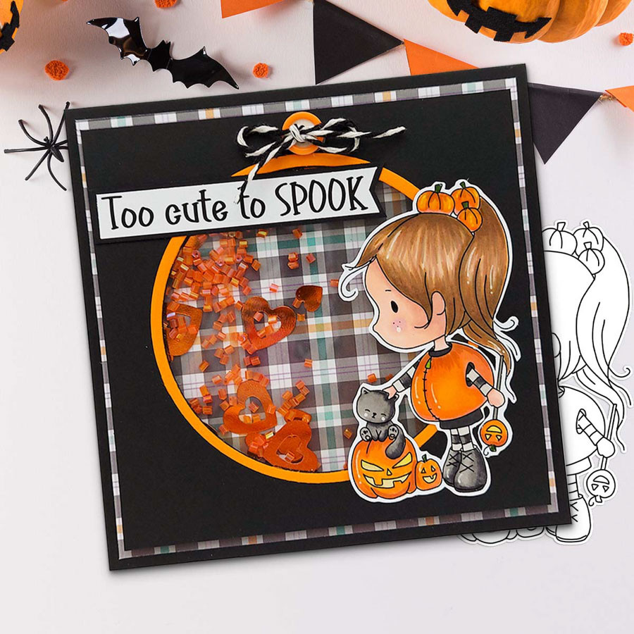 Boo Halloween big bundle - 10 x printable digital stamp download with free SVG /DXF files