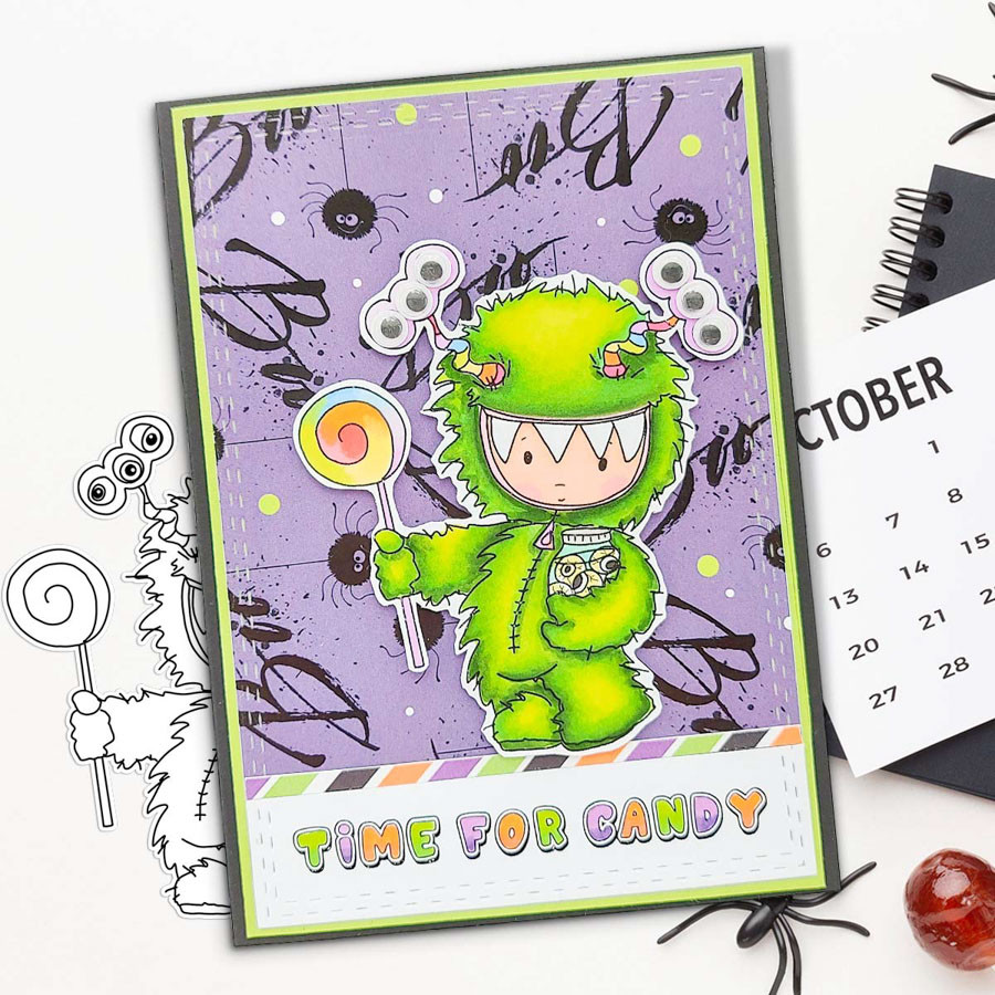 Boo Halloween big bundle - 10 x printable digital stamp download with free SVG /DXF files